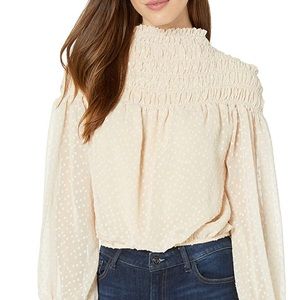 ASTR Libra Mock Neck Top